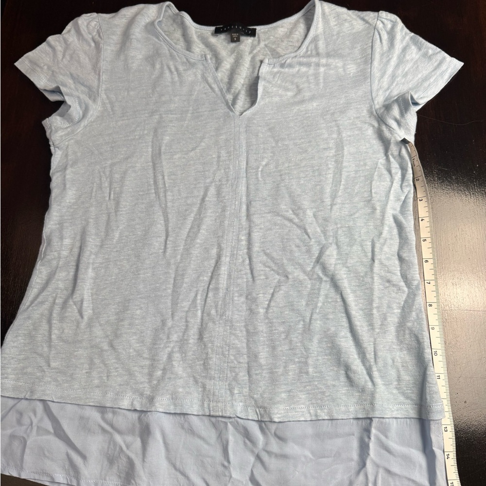 Sanctuary Light Blue Short Sleeve Top